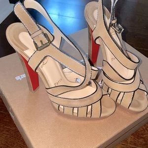 Trescity 120 Abricot Christian  Louboutin size 36